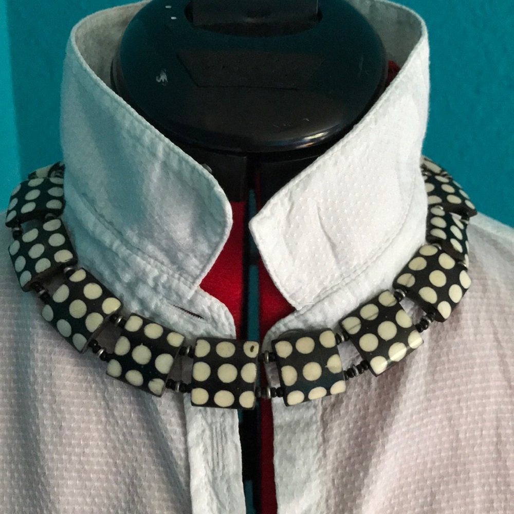 Beautiful polka dot necklace